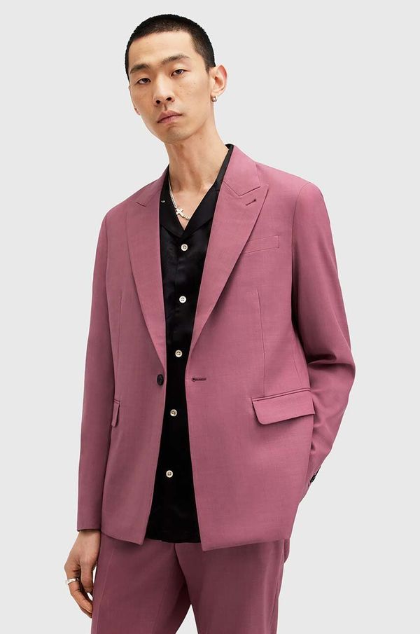 AllSaints Vuneni sako AllSaints AURA boja: ružičasta, M001QA