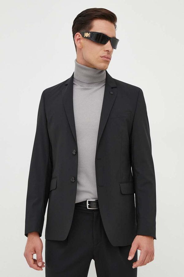 Karl Lagerfeld Vuneni sako Karl Lagerfeld boja: crna