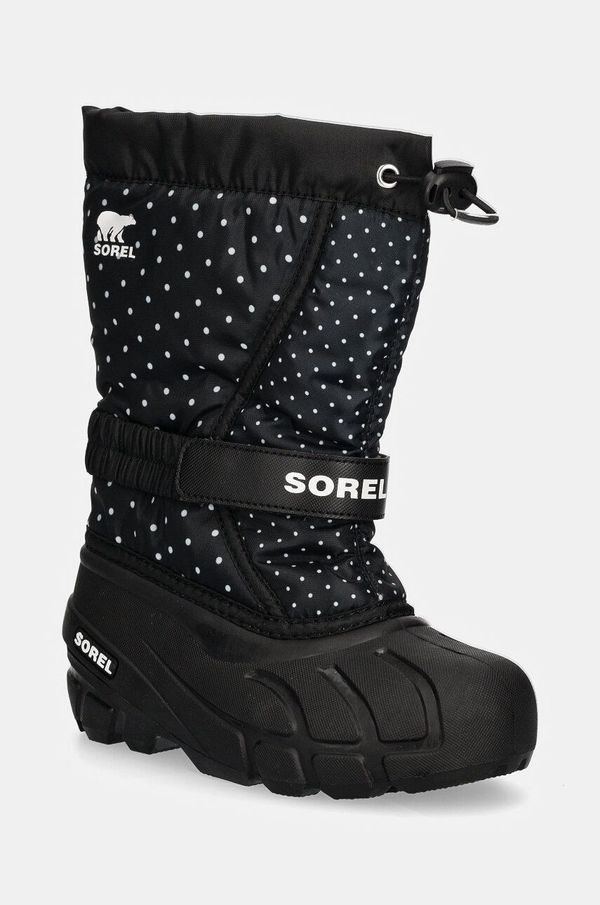 Sorel Zimska obuća Sorel CHILDRENS FLURRY BO boja: crna, 2114091