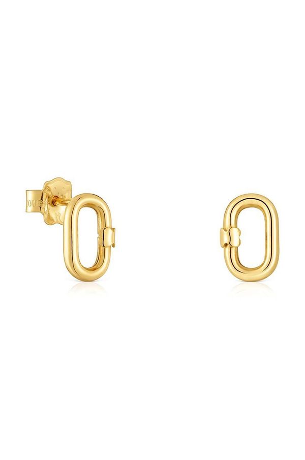 Tous Zlatne naušnice Tous Hold Oval 1004226900