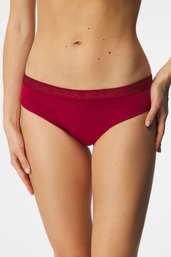 Bodylok Menstrualne gaćice Bodylok Bamboo High FireBrick za srednju menstruaciju