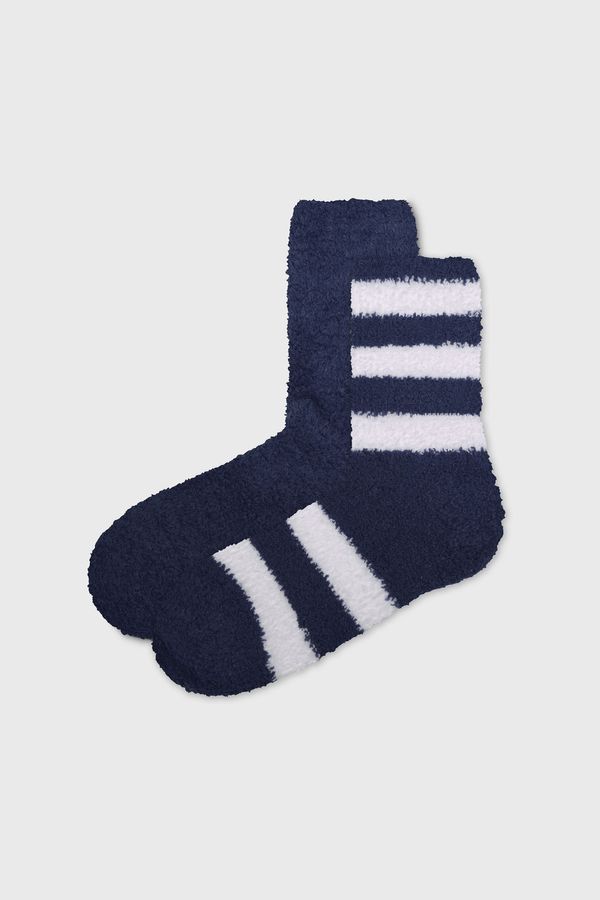 BOMA 2 PACK čarapa Fluffy Stripe
