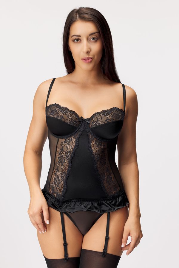 Casmir Korzet čipkasti Blanchet Black
