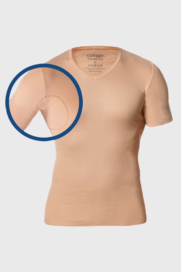 Covert Underwear Majica u boji kože sa znojnicima