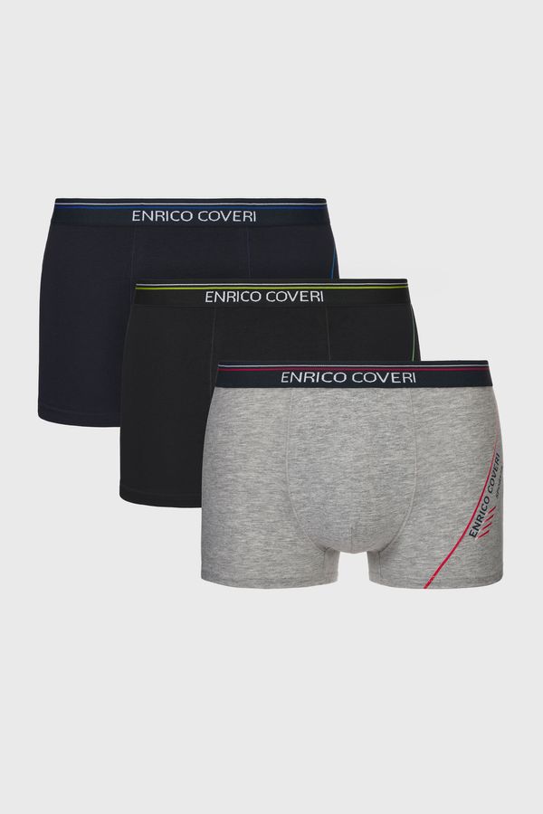 Enrico Coveri 3PACK Bokserice Briggs