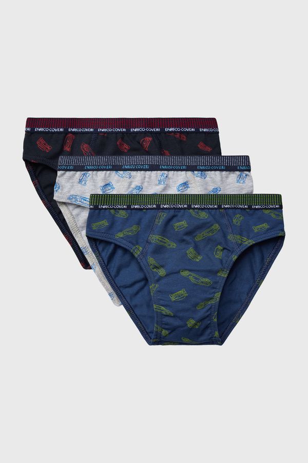 Enrico Coveri 3PACK Muške gaće Jay