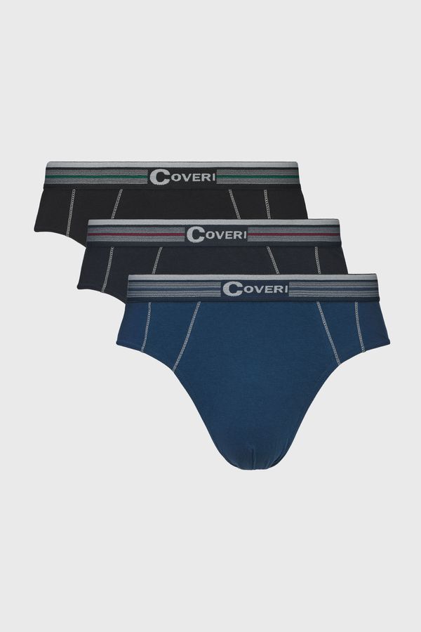 Enrico Coveri 3PACK Muške gaće Odin