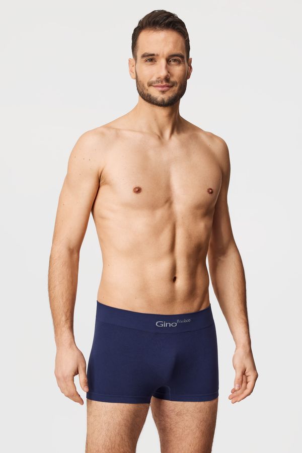 Gino Bokserice od bambusa Dark Blue bešavne