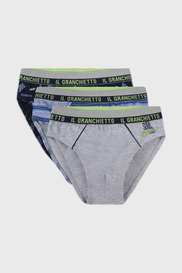Il Granchietto 3PACK Gaće za dječake Surf