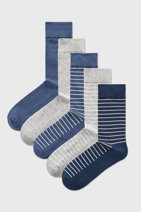Jack & Jones 5PACK Čarape JACK AND JONES Milo visoke