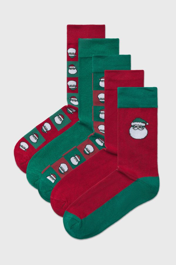 Jack & Jones 5PACK Čarape JACK AND JONES Santa visoke