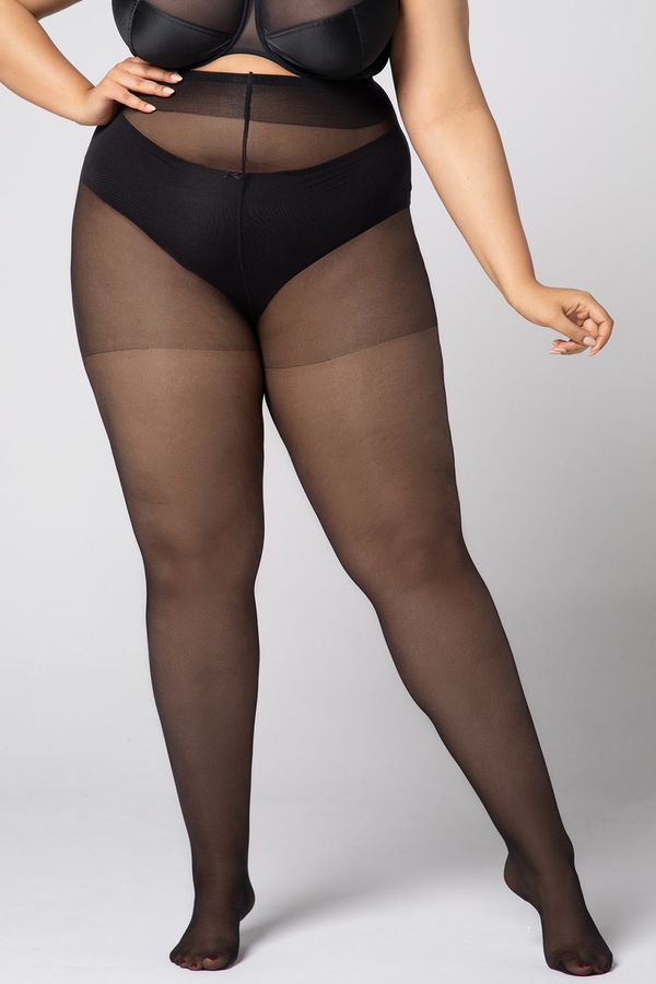 MONA QUEEN Čarape s gaćicama Plus Size Margaret 20 DEN