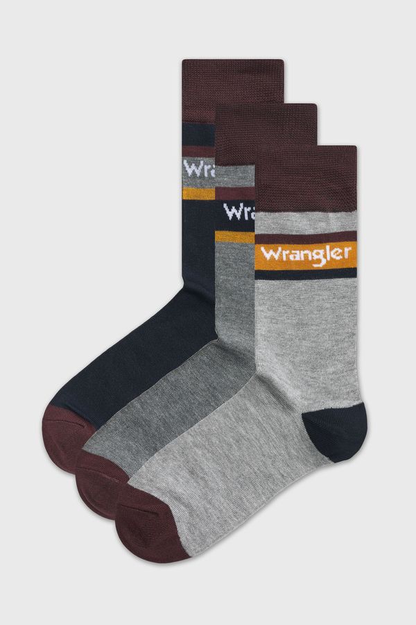 Wrangler 3PACK Čarape Wrangler Bayne visoke