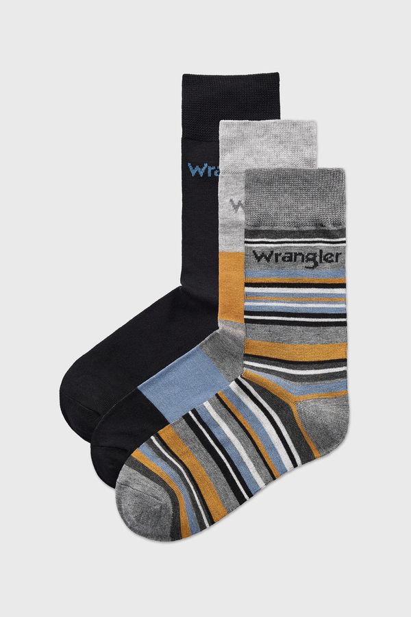 Wrangler 3PACK Čarape Wrangler Denholm visoke