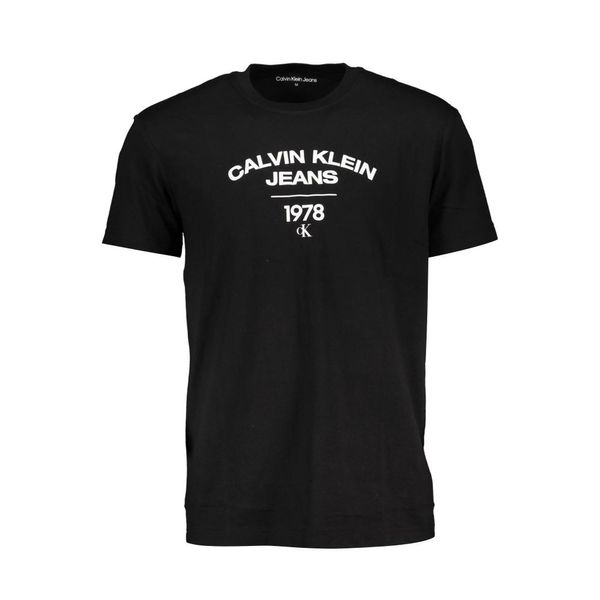 Calvin Klein CALVIN KLEIN BLACK MEN'S SHORT SLEEVE T-SHIRT