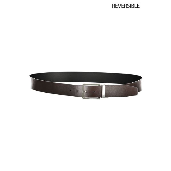 Calvin Klein CALVIN KLEIN BROWN MEN'S LEATHER BELT