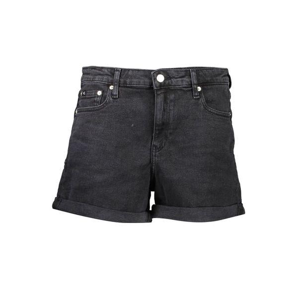 Calvin Klein CALVIN KLEIN JEANS SHORT WOMAN BLACK