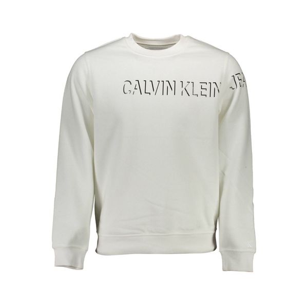 Calvin Klein CALVIN KLEIN SWEATSHIRT WITHOUT ZIP MAN WHITE
