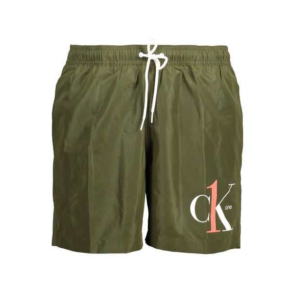 Calvin Klein CALVIN KLEIN SWIMSUIT PARTS UNDER MAN GREEN