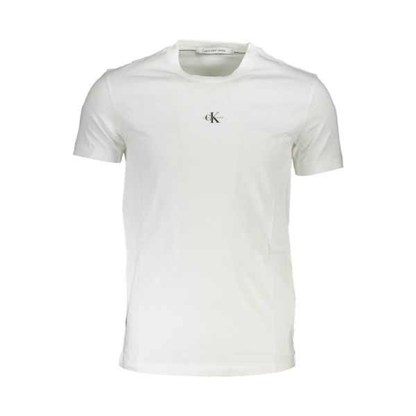 Calvin Klein CALVIN KLEIN WHITE MEN'S SHORT SLEEVE T-SHIRT