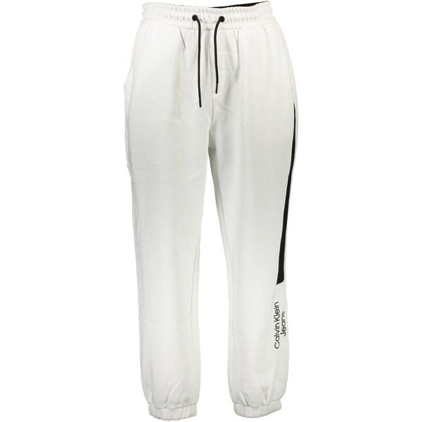 Calvin Klein CALVIN KLEIN WHITE MEN'S TROUSERS