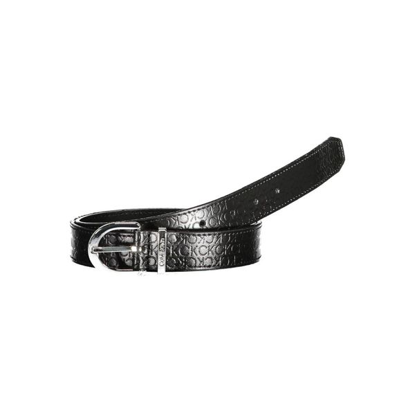 Calvin Klein CALVIN KLEIN WOMEN'S LEATHER BELT BLACK