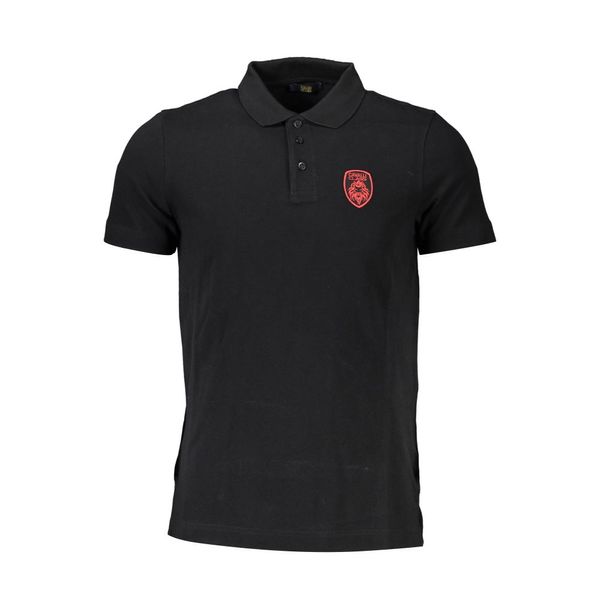 Cavalli Class CAVALLI CLASS POLO SHORT SLEEVE MAN BLACK