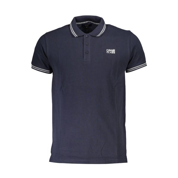 Cavalli Class CAVALLI CLASS POLO SHORT SLEEVE MAN BLUE