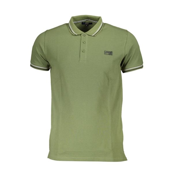 Cavalli Class CAVALLI CLASS POLO SHORT SLEEVE MAN GREEN