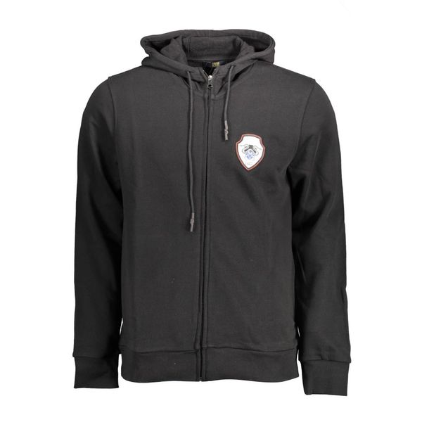 Cavalli Class CAVALLI CLASS SWEATSHIRT WITH ZIP MAN BLACK