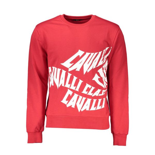 Cavalli Class CAVALLI CLASS SWEATSHIRT WITHOUT ZIP MAN RED