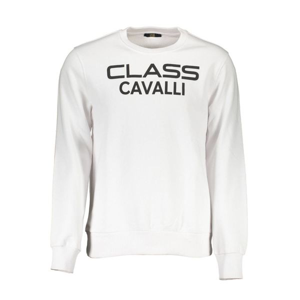 Cavalli Class CAVALLI CLASS SWEATSHIRT WITHOUT ZIP MAN WHITE