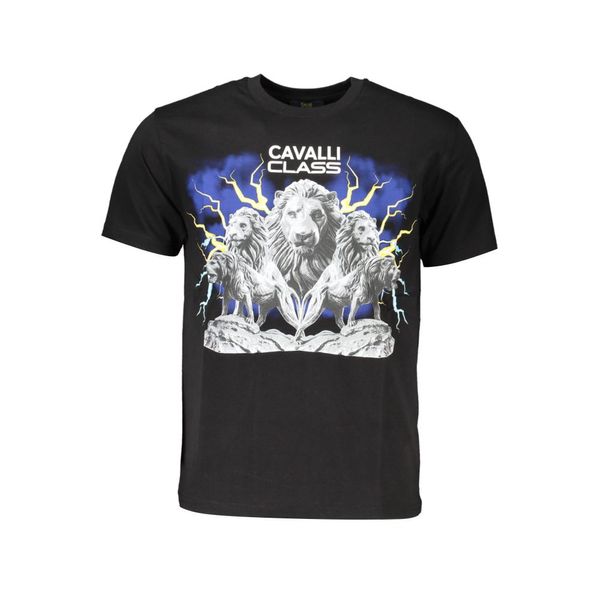 Cavalli Class CAVALLI CLASS T-SHIRT SHORT SLEEVE MAN BLACK