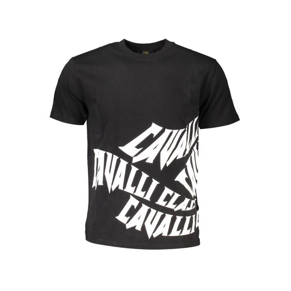 Cavalli Class CAVALLI CLASS T-SHIRT SHORT SLEEVE MAN BLACK