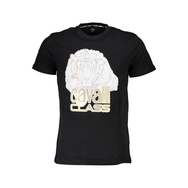Cavalli Class CAVALLI CLASS T-SHIRT SHORT SLEEVE MAN BLACK