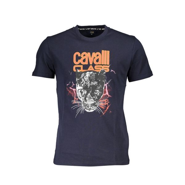 Cavalli Class CAVALLI CLASS T-SHIRT SHORT SLEEVE MAN BLUE