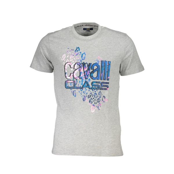 Cavalli Class CAVALLI CLASS T-SHIRT SHORT SLEEVE MAN GRAY