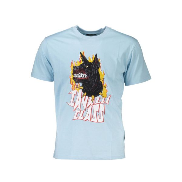 Cavalli Class CAVALLI CLASS T-SHIRT SHORT SLEEVE MAN LIGHT BLUE
