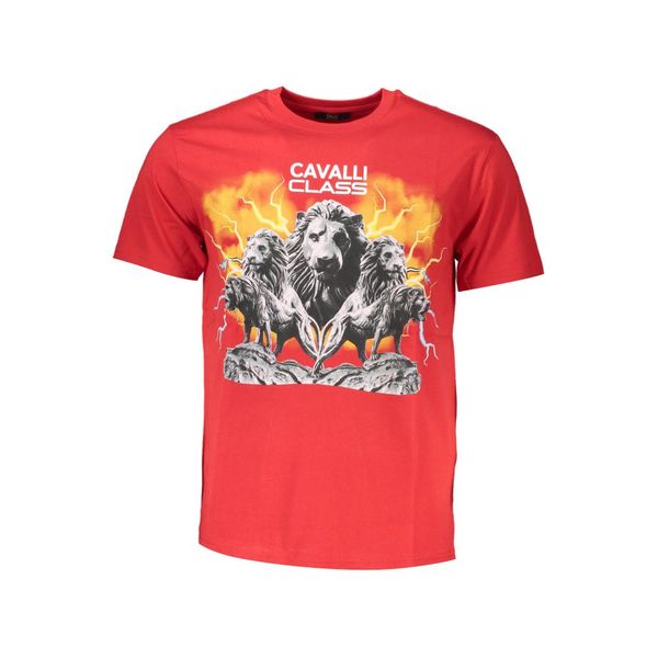 Cavalli Class CAVALLI CLASS T-SHIRT SHORT SLEEVE MAN RED
