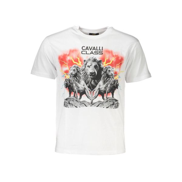 Cavalli Class CAVALLI CLASS T-SHIRT SHORT SLEEVE MAN WHITE