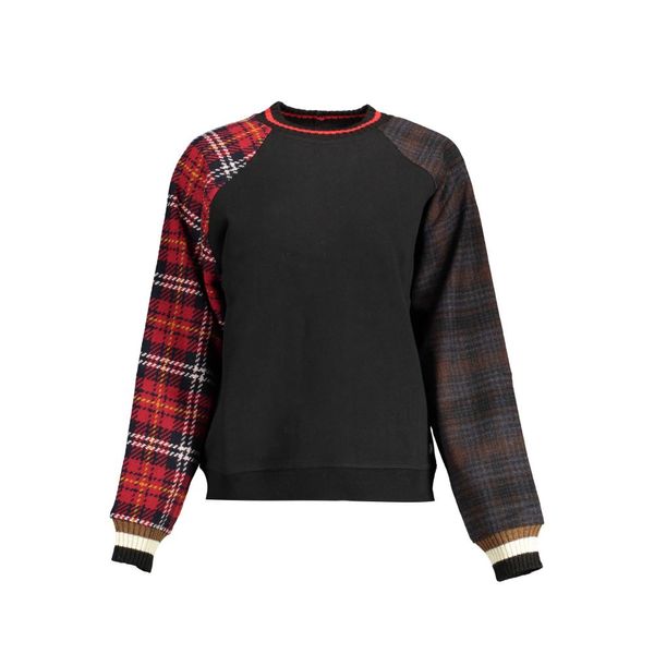 Desigual DESIGUAL SWEATSHIRT WITHOUT ZIP WOMAN BLACK
