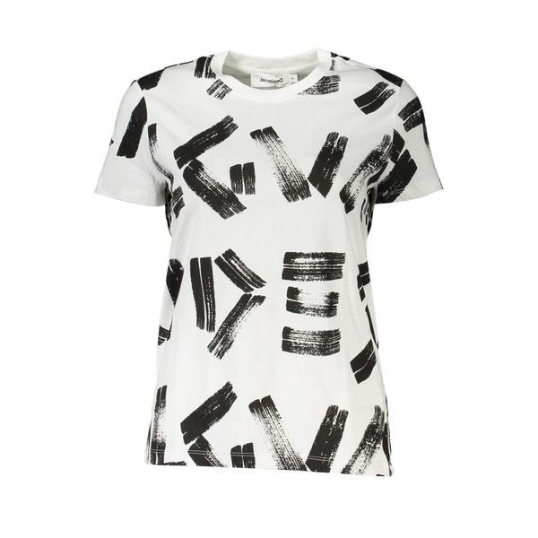 Desigual DESIGUAL WOMEN'S SHORT SLEEVE T-SHIRT WHITE