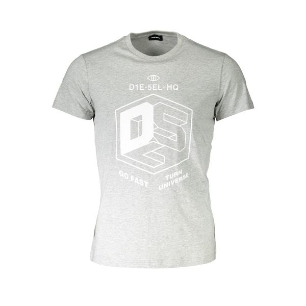 Diesel DIESEL MEN'S SHORT SLEEVE T-SHIRT GRAY