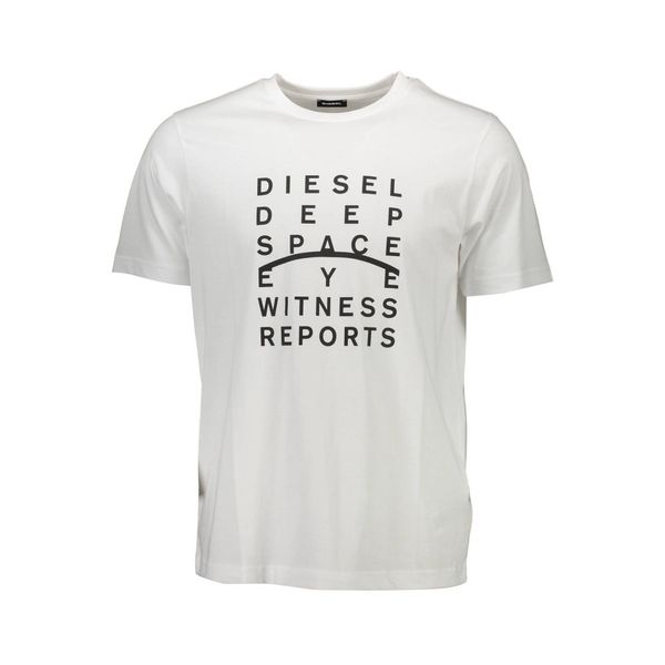 Diesel DIESEL MEN'S SHORT SLEEVE T-SHIRT WHITE