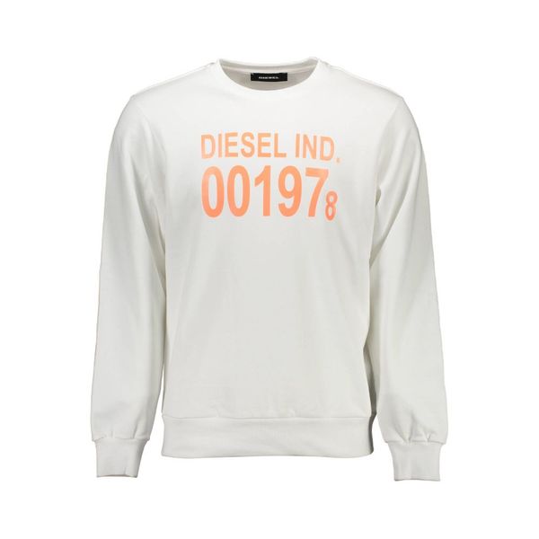Diesel DIESEL SWEATSHIRT WITHOUT ZIP MAN WHITE