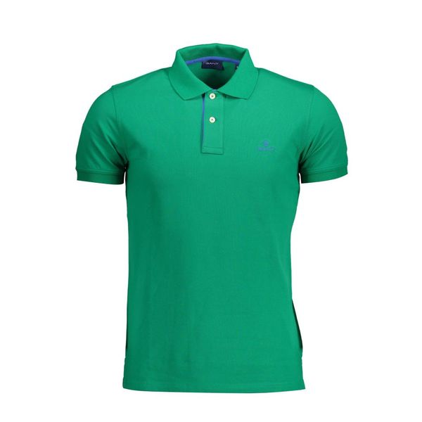 Gant GANT GREEN MEN'S SHORT SLEEVE POLO SHIRT