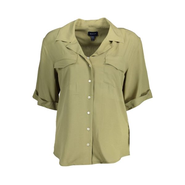Gant GANT WOMEN'S SHORT SLEEVE GREEN SHIRT