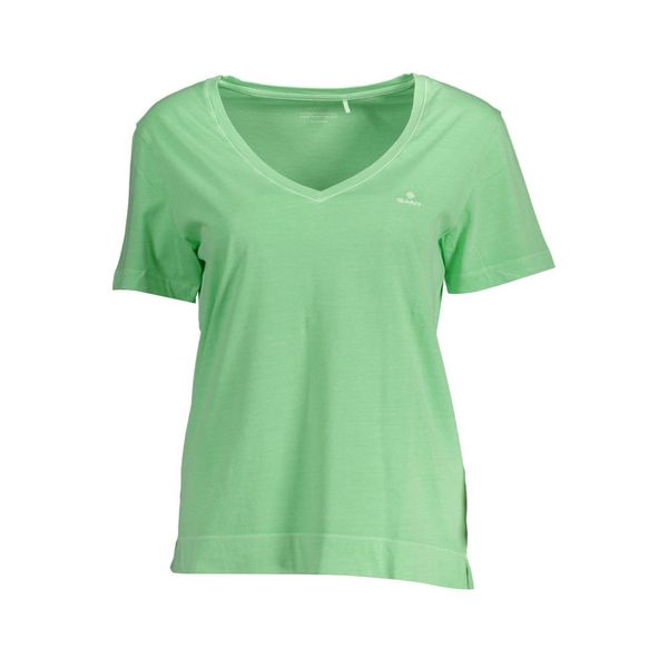 Gant GANT WOMEN'S SHORT SLEEVE GREEN T-SHIRT