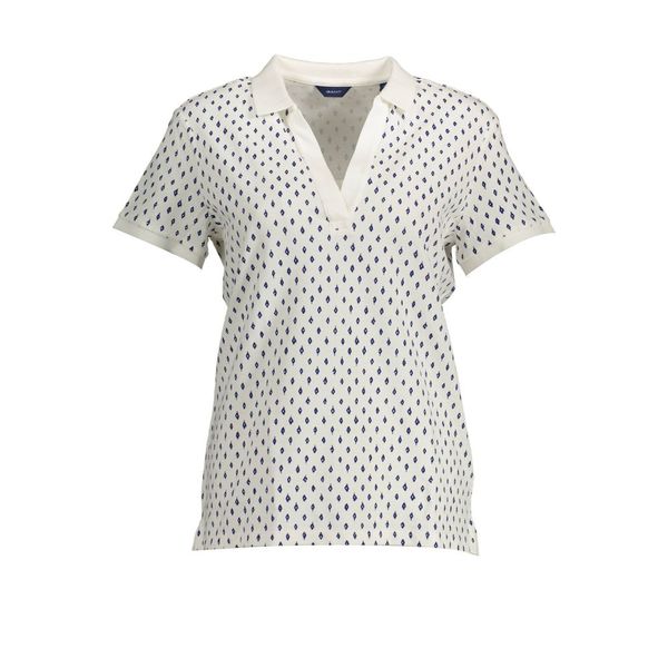Gant GANT WOMEN'S SHORT SLEEVE POLO WHITE