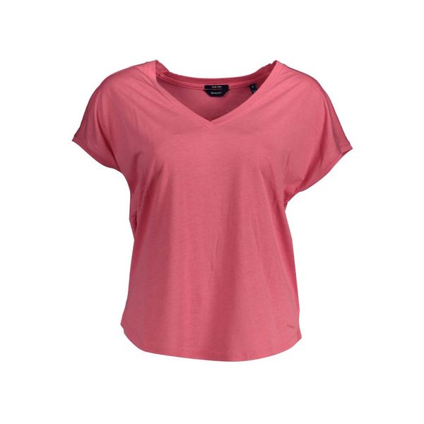 Gant GANT WOMEN'S SHORT SLEEVE T-SHIRT PINK